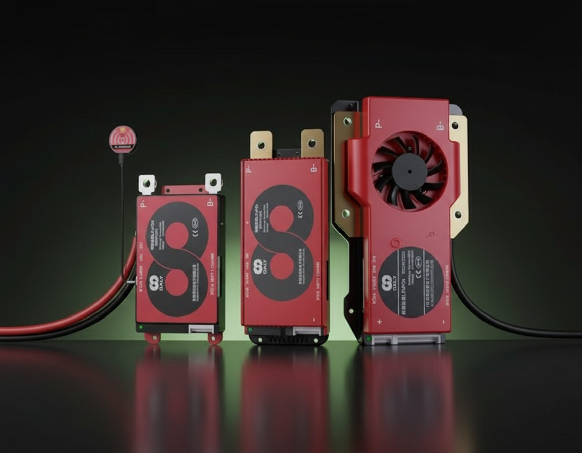 DALY battery management system and integrated display